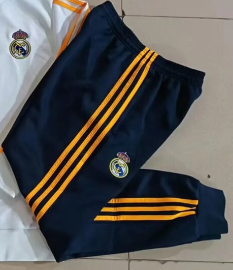AAA Quality Real Madrid 26/27 Navy/Orange Long Soccer Pants